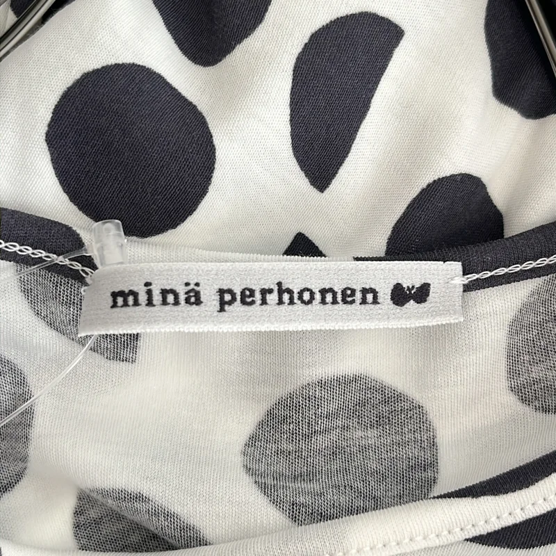 mina perhonen / ミナペルホネン | palkeet コットン プリント プルオーバーワンピース | 38 | レディース