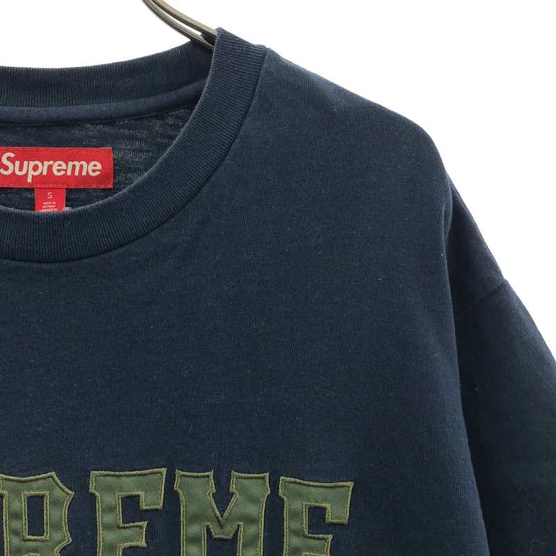 SUPREME / シュプリーム | 2024AW | Twill Applique S/S Top ロゴ Tシャツ | S | メンズ