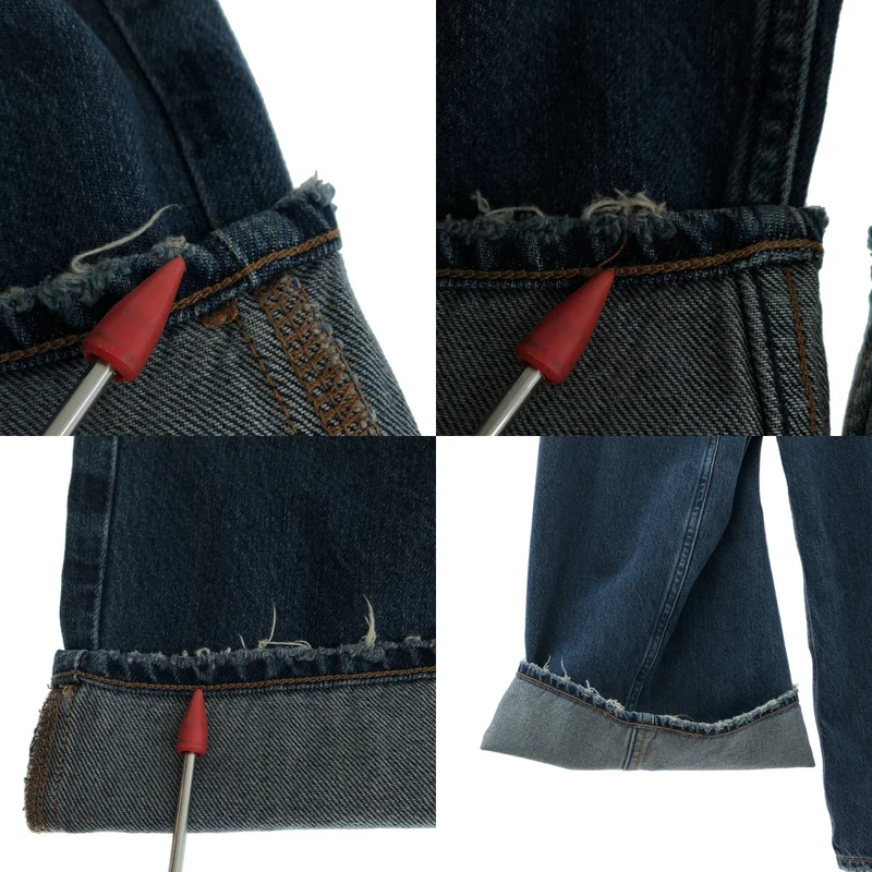 upper hights / アッパーハイツ | THE LINA デニム ワイドパンツ L85314702FWT | 25 | レディース