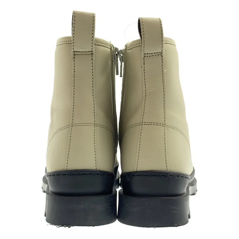 CAMPER / カンペール | レザー サイドジップ レースアップ ショート ブーツ | 37 | レディース