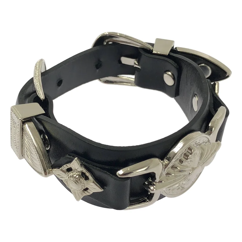 TOGA / トーガ | 2026SS | DOUBLE BUCKLE CONCHO BANGLE ダブルバックル コンチョ バングル |