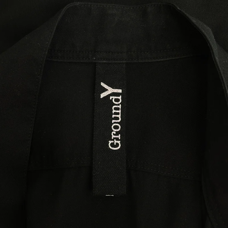 Ground Y / グラウンドワイ | Front left twist Long shirt シャツ ワンピース | 3 | レディース