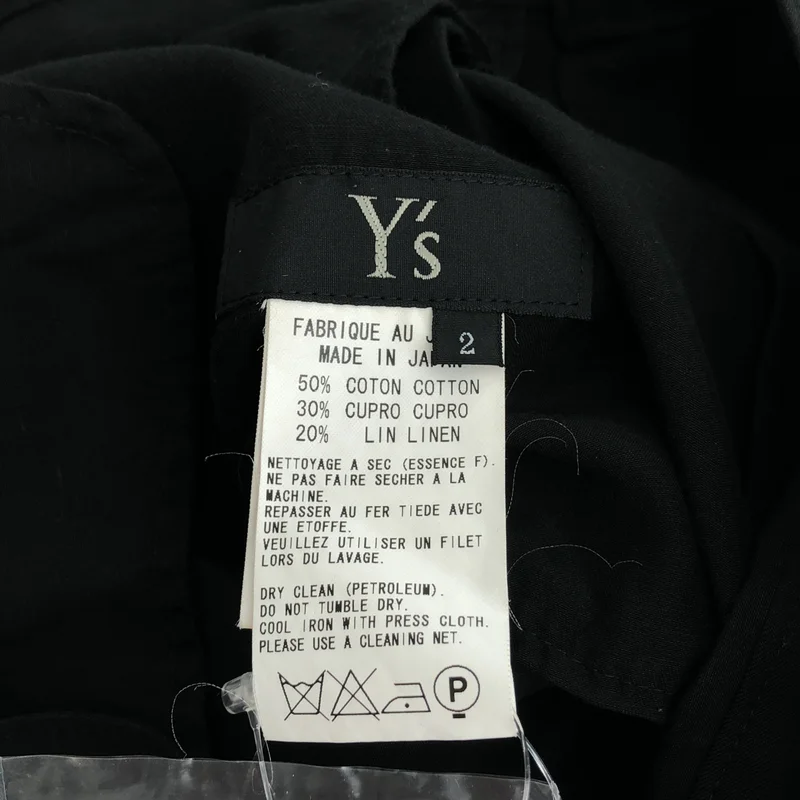 Y's / ワイズヨウジヤマモト | 2009SS | コットン キュプラ リネン キュロットパンツ | 2 | レディース