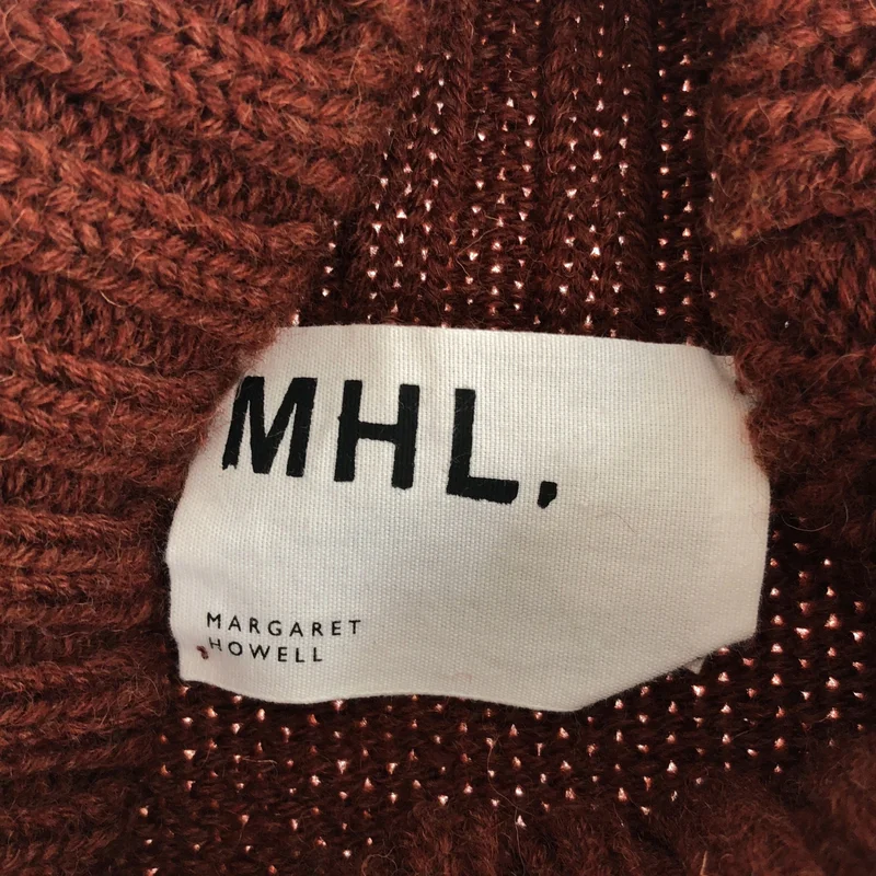 MHL. / エムエイチエルマーガレットハウエル | 2022AW | BRITISH WOOL / ウール スリット ハイネック ニット セーター | 2 | レディース