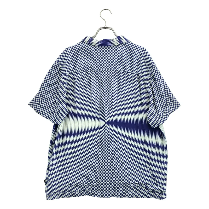 STUSSY / ステューシー | レーヨン サイケデリック チェッカー シャツ | S | メンズ