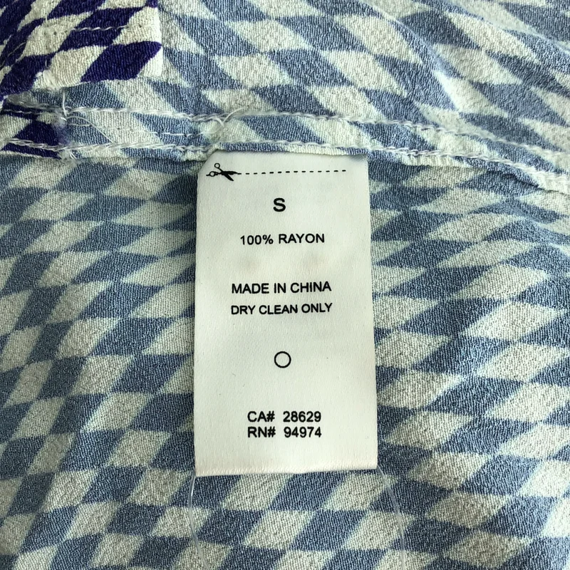 STUSSY / ステューシー | レーヨン サイケデリック チェッカー シャツ | S | メンズ