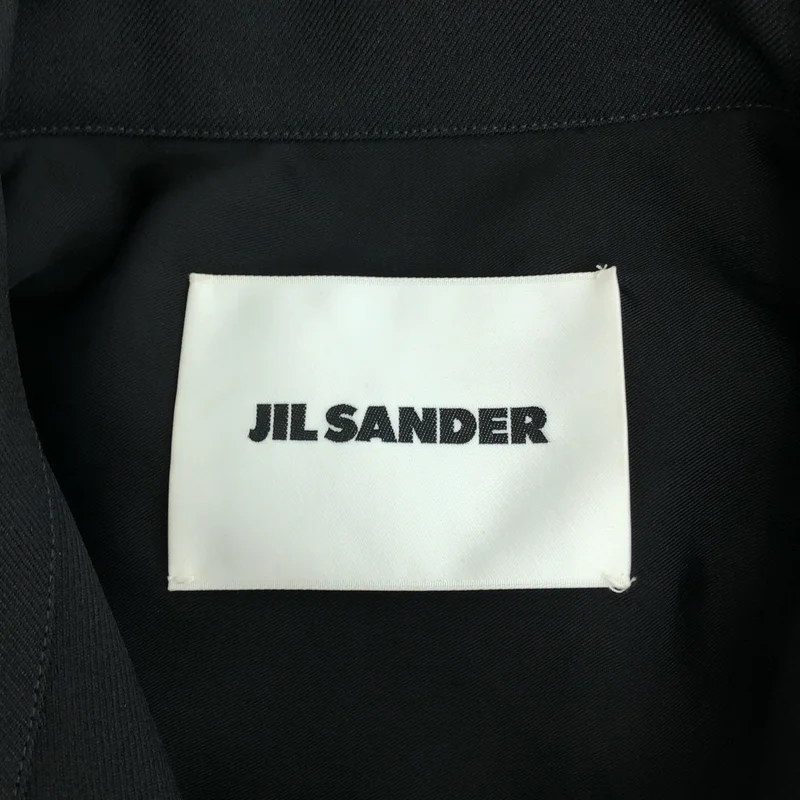 JIL SANDER / ジルサンダー | 2024SS | SHIRT 50 リサイクルポリエステルギャバジン ジップアップ シャツジャケット | 38 | メンズ