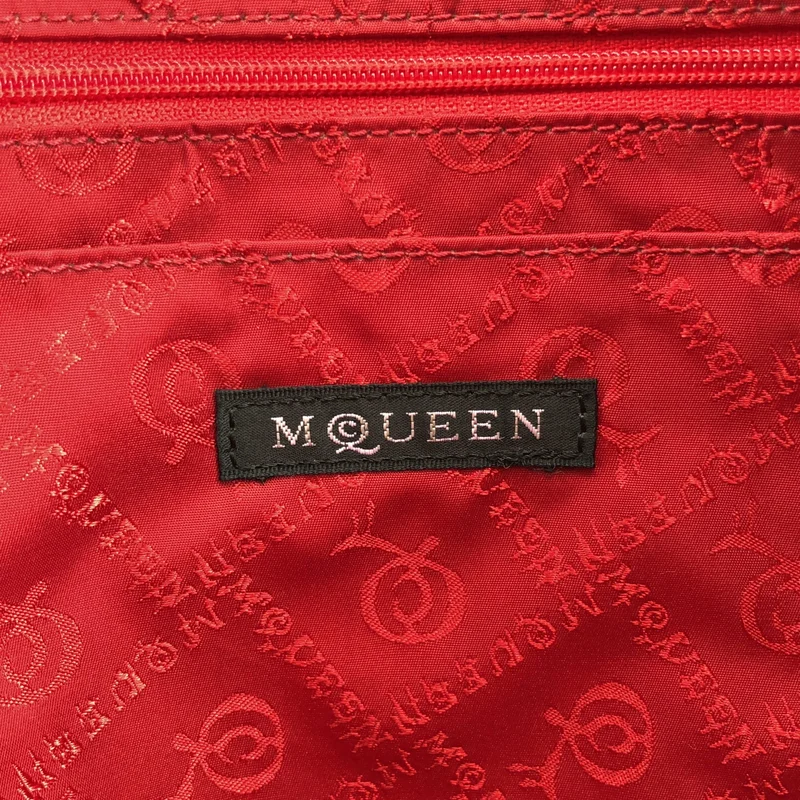 ALEXANDER MCQUEEN / アレキサンダーマックイーン | 1990s | レザー ステッチ ハンドバッグ |