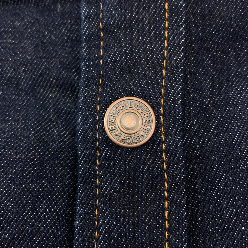 Denim & Supply Ralph Lauren / デニムアンドサプライラルフローレン | レザーパッチ ロゴボタン デニムスカート | 27R | レディース