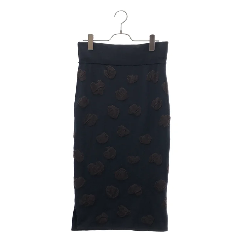Acne Studios / アクネストゥディオズ | DEB PAW13 ウール混 ドット ニットスカート | M | レディース
