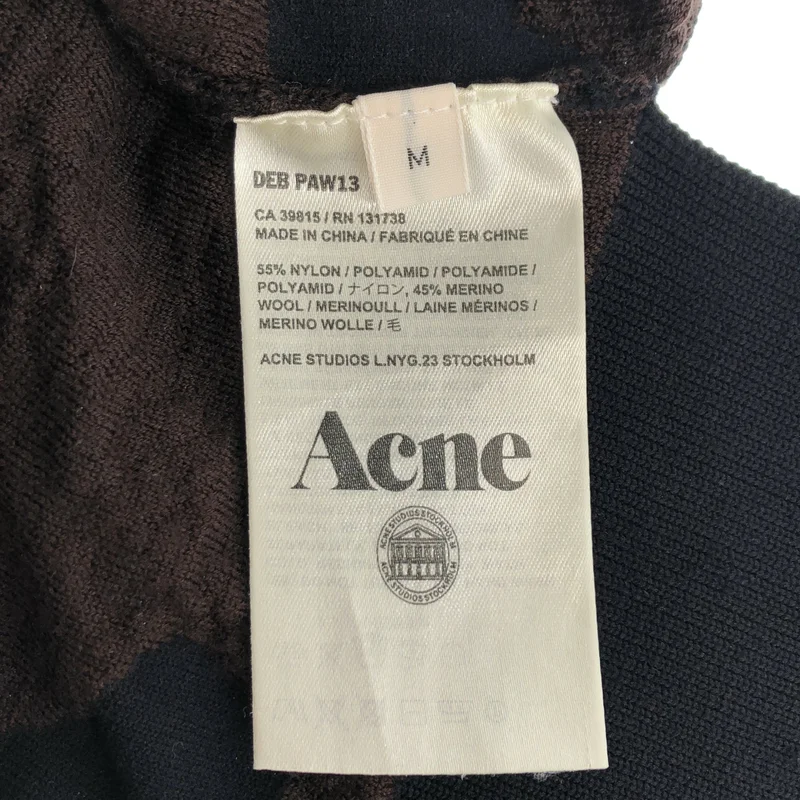 Acne Studios / アクネストゥディオズ | DEB PAW13 ウール混 ドット ニットスカート | M | レディース