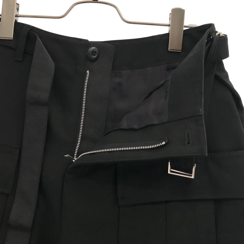 sacai / サカイ | 2025SS | × WTAPS / Cotton Back Satin Skirt / コットン バックサテン スカート | 2 | レディース
