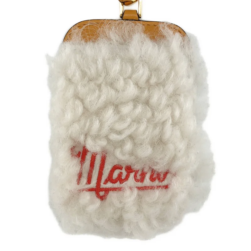 MARNI / マルニ | ボア ロゴ カードケース チャーム |
