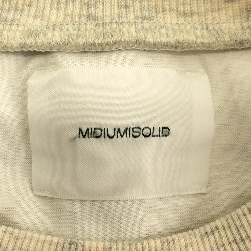 MIDIUMISOLID / ミディウミソリッド | コットン スウェット トレーナー |