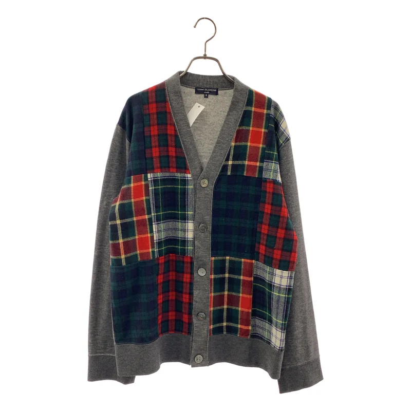 COMME des GARCONS HOMME / コムデギャルソンオム | 2011AW | タータンチェック パッチワーク カーディガン | S | メンズ