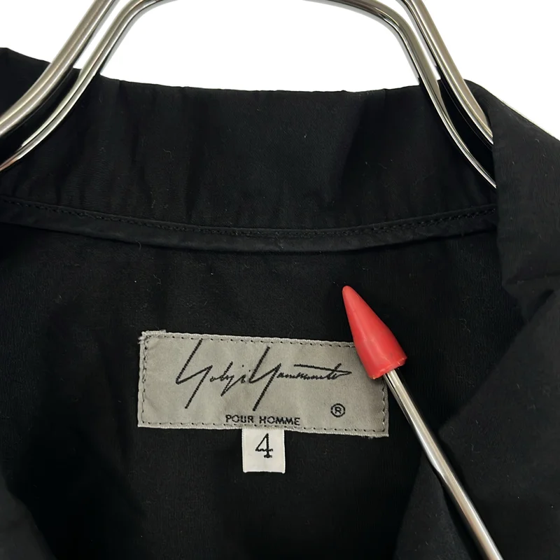 YOHJI YAMAMOTO POUR HOMME / ヨウジヤマモトプールオム | 2018SS | コットン レイヤードシャツ | 4 | メンズ