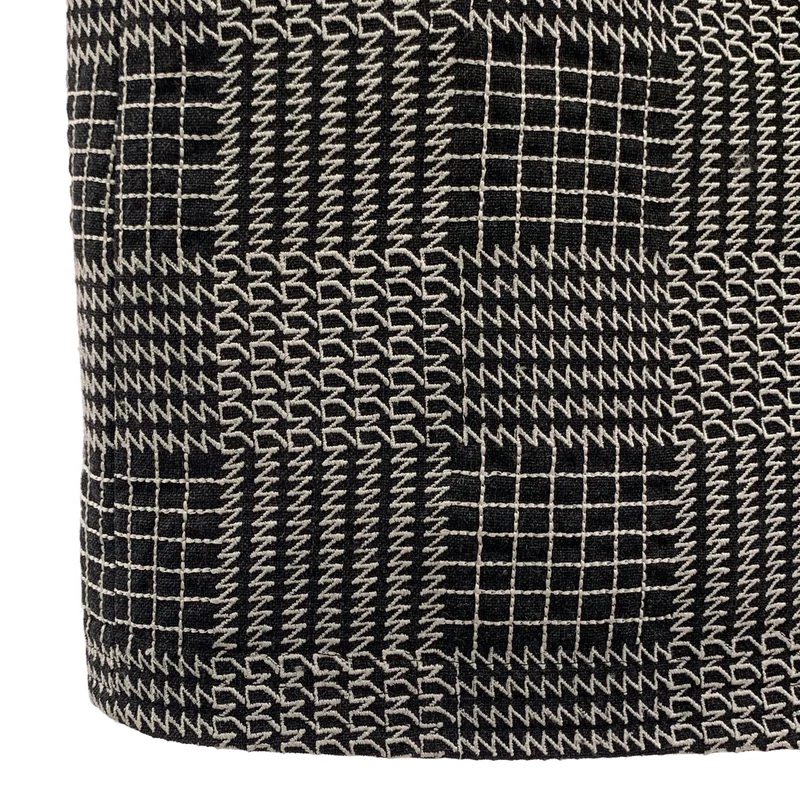 THOM BROWNE / トムブラウン | エンブロイダリー チェック バルカラーコート | 2 | メンズ