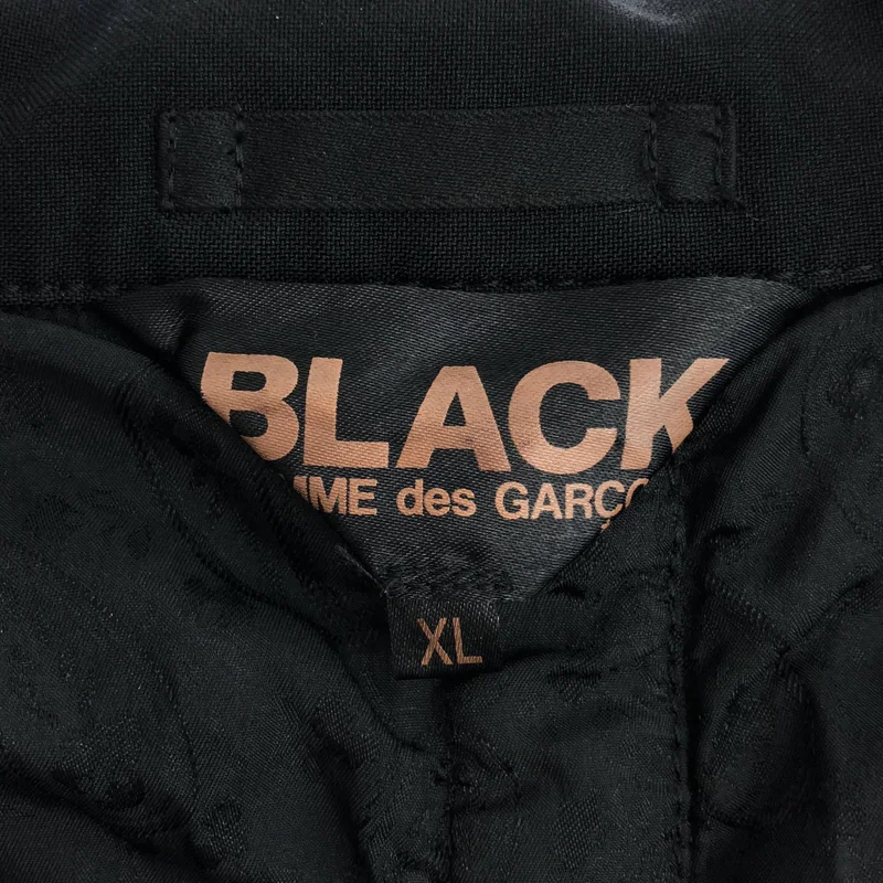 BLACK COMME des GARCONS / ブラックコムデギャルソン | 2013AW | ポリエステル縮絨 ペイズリー切替 テーラードジャケット | XL | メンズ