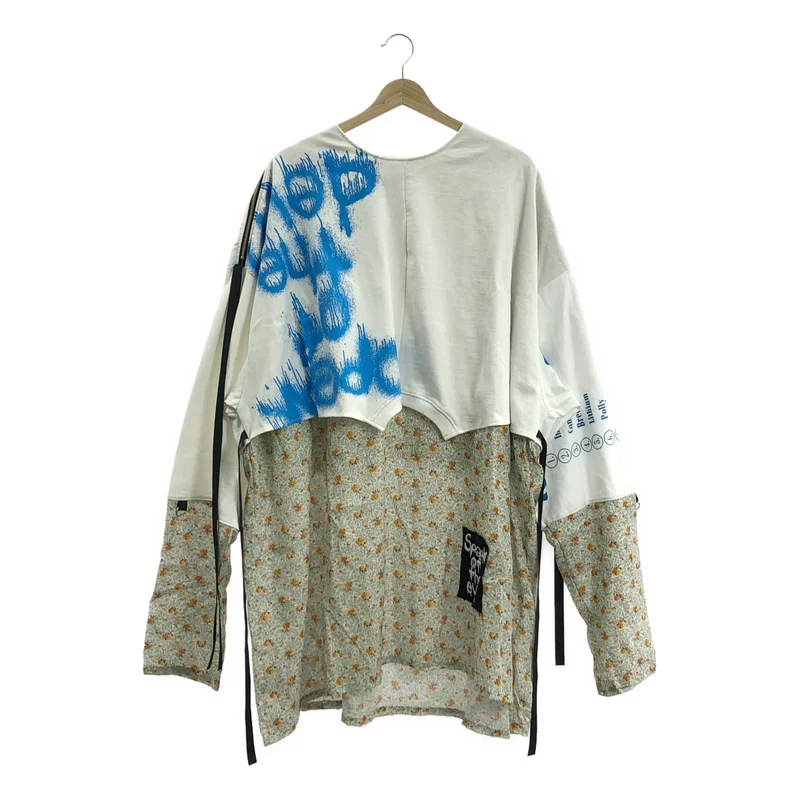 KIDILL / キディル | 2025SS | PUNK LONG SLEEVE SHIRT パンク カットソー ドッキング シャツ | F | メンズ