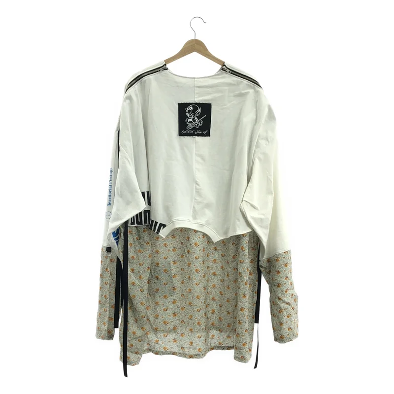 KIDILL / キディル | 2025SS | PUNK LONG SLEEVE SHIRT パンク カットソー ドッキング シャツ | F | メンズ