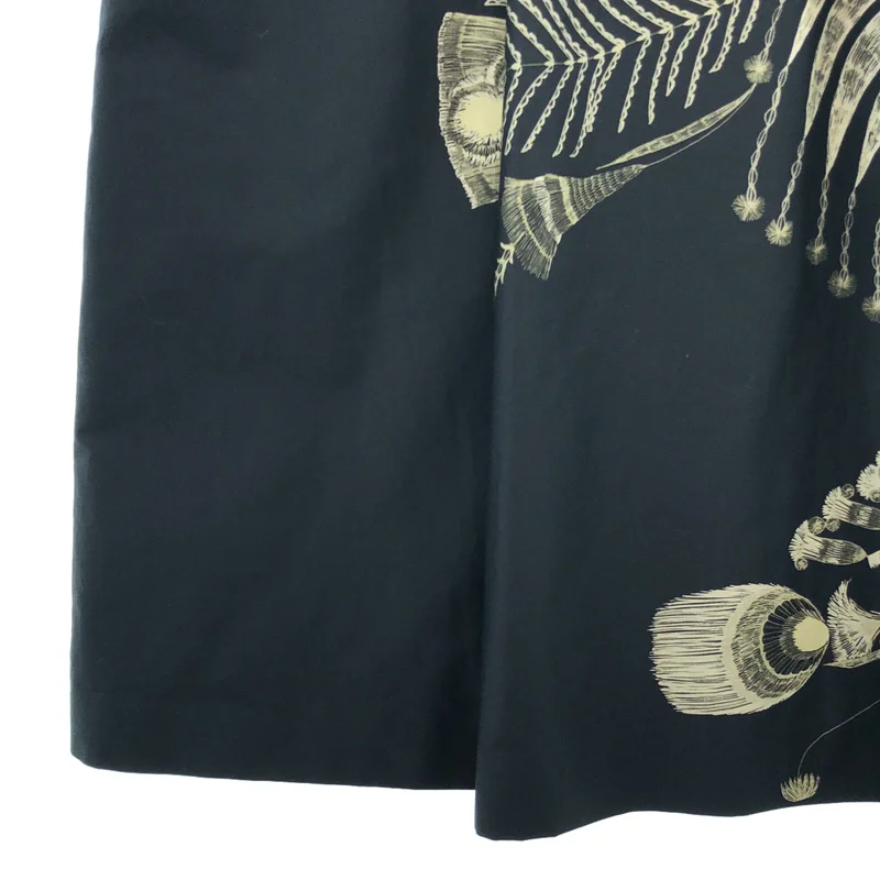 DRIES VAN NOTEN / ドリスヴァンノッテン | 総柄ギャザーワンピース | 36 | レディース