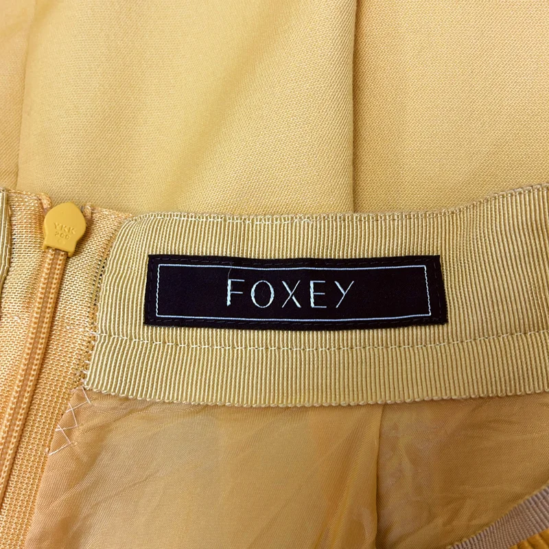 FOXEY / フォクシー | バックジップ ボリューム スカート / 裏地付き | 38 | レディース