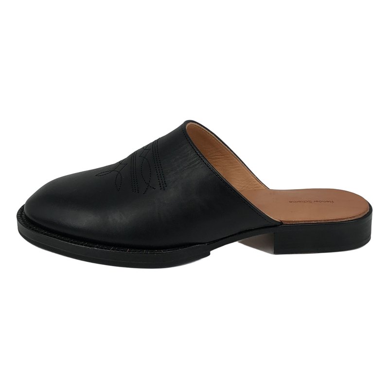 Hender scheme / エンダースキーマ | Cheak レザー スリッポンサンダル |