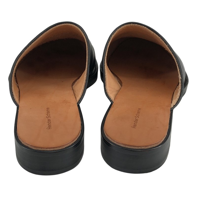 Hender scheme / エンダースキーマ | Cheak レザー スリッポンサンダル |