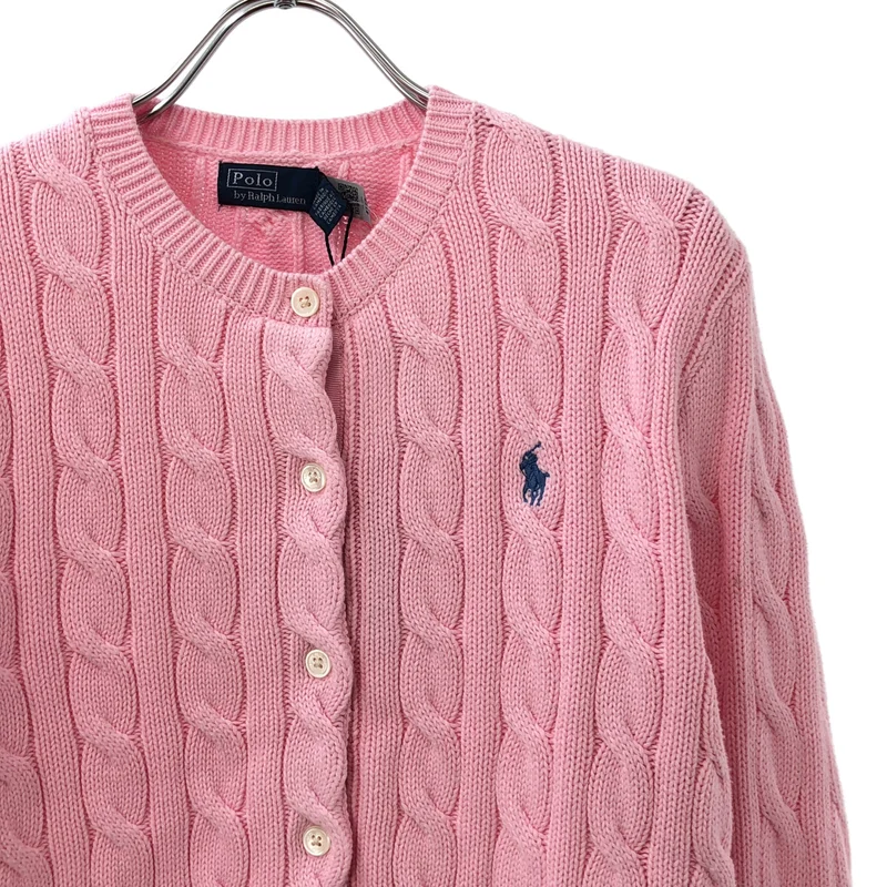 POLO BY RALPH LAUREN / ポロバイラルフローレン | ケーブルニット カーディガン _長袖 211971868010 | M | レディース