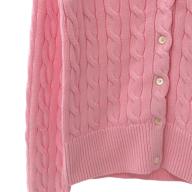 POLO BY RALPH LAUREN / ポロバイラルフローレン | ケーブルニット カーディガン _長袖 211971868010 | M | レディース