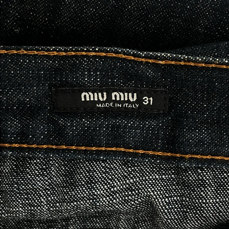 miu miu / ミュウミュウ | 2000s | ボタンフライ ストレートデニムパンツ | 31 | メンズ