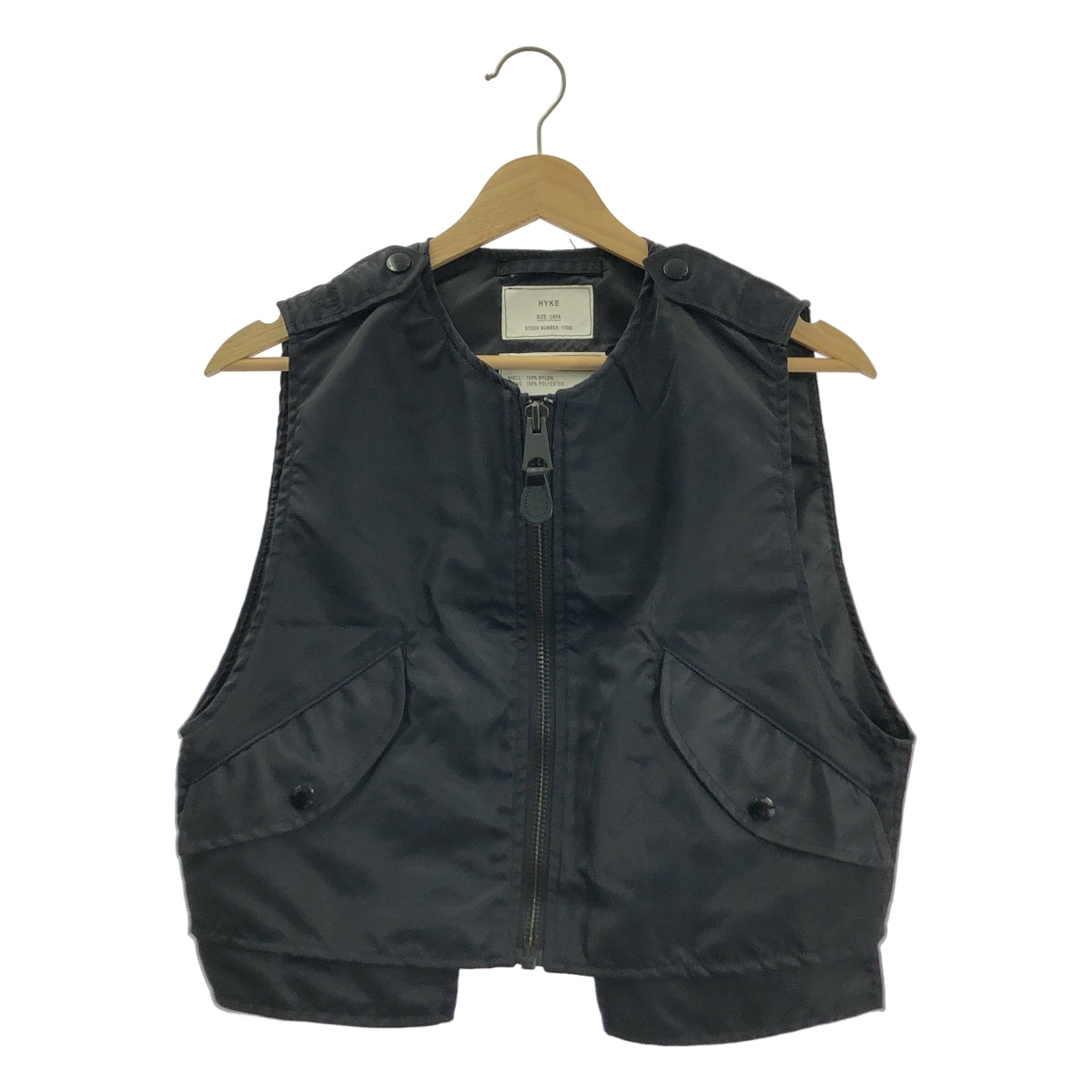 HYKE M-1ベスト HYKE（ハイク） MILITARY VEST ミリタリー ベスト ネイビー トップス