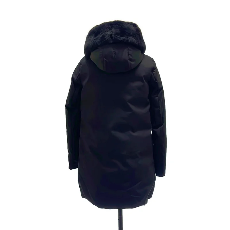 WOOLRICH / ウールリッチ | コクーンパーカ ラビットファー フーデッドダウンコート | XS | レディース