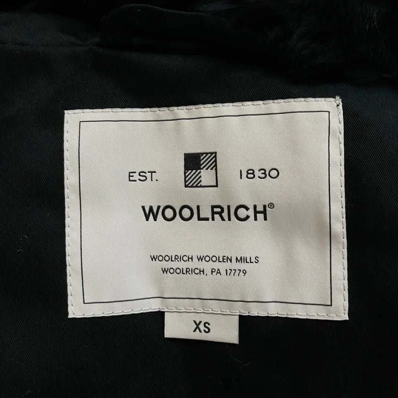 WOOLRICH / ウールリッチ | コクーンパーカ ラビットファー フーデッドダウンコート | XS | レディース