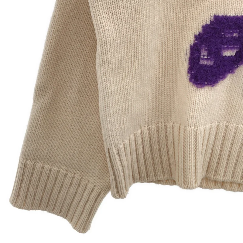 Off-White / オフホワイト | Logo Intarsia Crewneck Jumper ニット | 38 | レディース