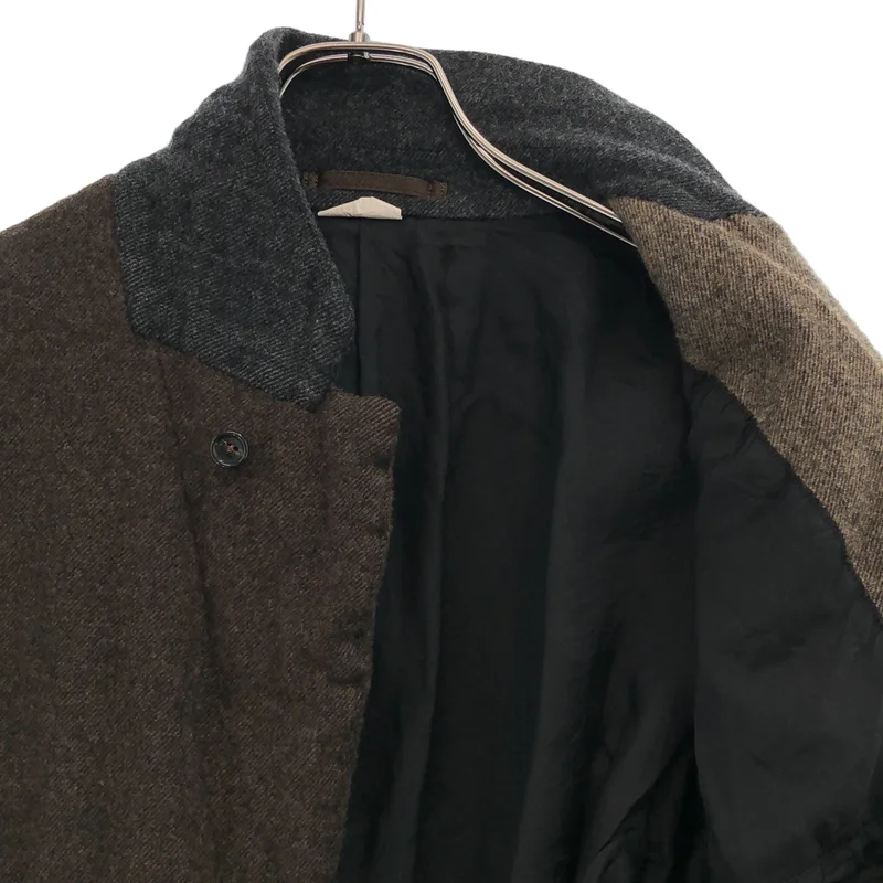 COMME des GARCONS HOMME DEUX / コムデギャルソンオムドゥ | 2015AW | ウール 縮絨 パネル切替 3B テーラードジャケット | S | メンズ
