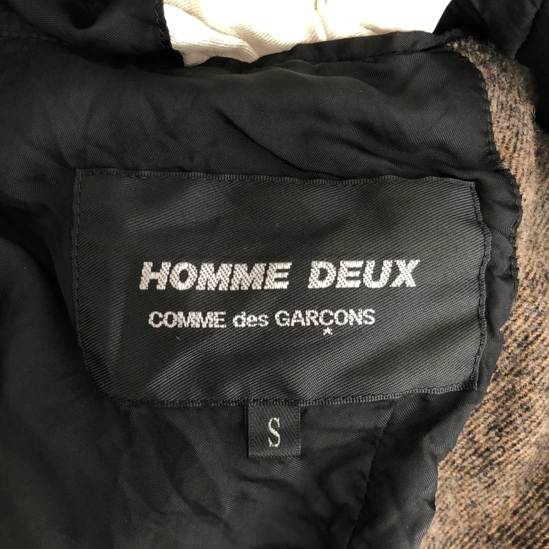 COMME des GARCONS HOMME DEUX / コムデギャルソンオムドゥ | 2015AW | ウール 縮絨 パネル切替 3B テーラードジャケット | S | メンズ