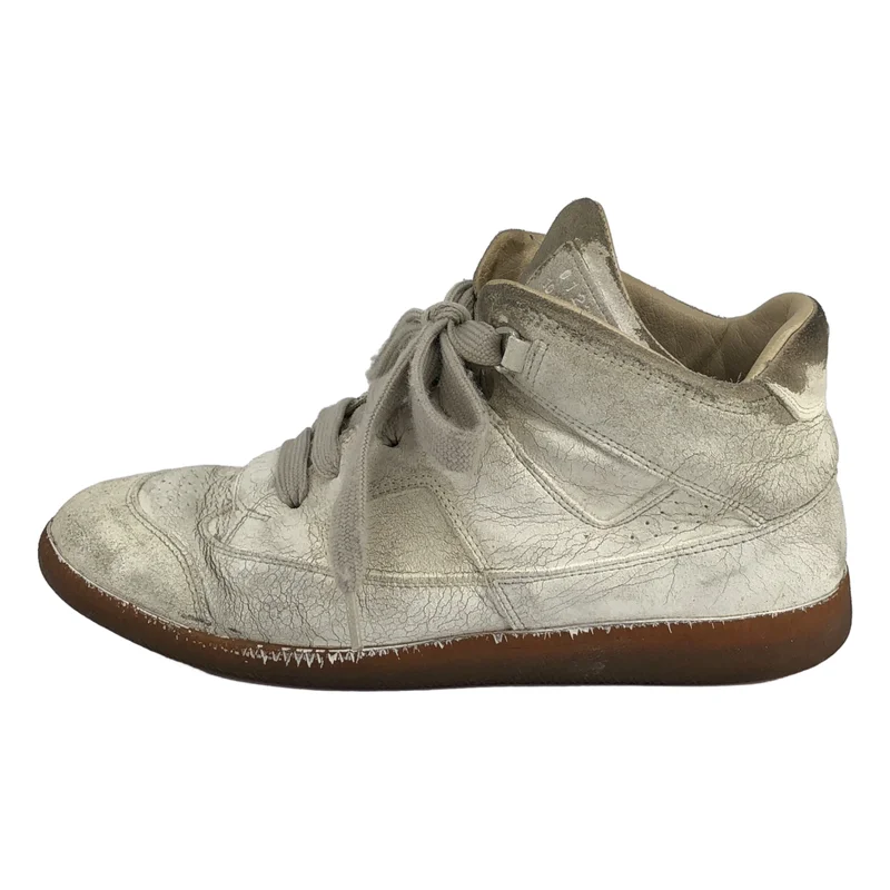 Maison Martin Margiela / メゾンマルタンマルジェラ | ペンキ加工 ジャーマントレーナー ハイカットスニーカー | 40 | メンズ