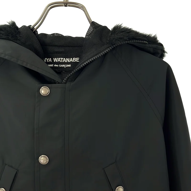 JUNYA WATANABE COMME des GARCONS / ジュンヤワタナベ | 2008AW | N-3B フェイクファー フーデッドジャケット | S | レディース