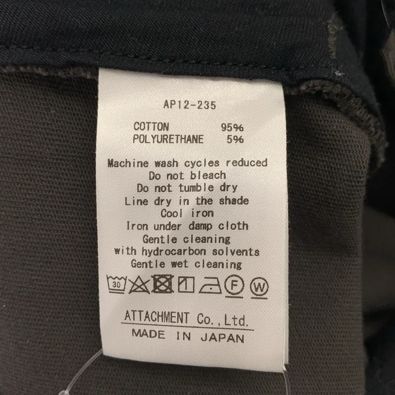 ATTACHMENT / アタッチメント | 2021AW | STRETCH TWILL BIKER EASY PANTS / コットン ストレッチツイル バイカーイージーパンツ | 2 | メンズ