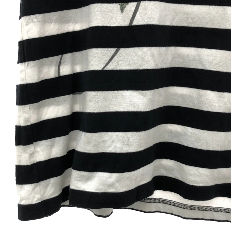 YOHJI YAMAMOTO POUR HOMME / ヨウジヤマモトプールオム | 2022SS | ダリア ボーダー プリント Tシャツ_半袖 HG-T40-277 | 3 | メンズ