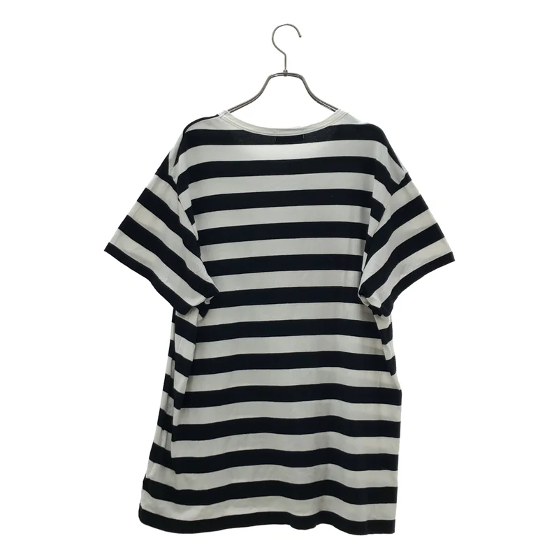 YOHJI YAMAMOTO POUR HOMME / ヨウジヤマモトプールオム | 2022SS | ダリア ボーダー プリント Tシャツ_半袖 HG-T40-277 | 3 | メンズ