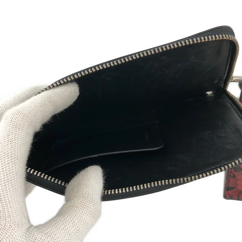 DRIES VAN NOTEN / ドリスヴァンノッテン | レザーポーチ カードホルダー ストラップ |