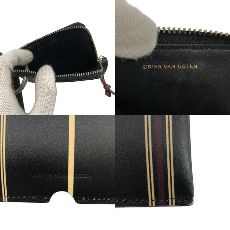 DRIES VAN NOTEN / ドリスヴァンノッテン | レザーポーチ カードホルダー ストラップ |