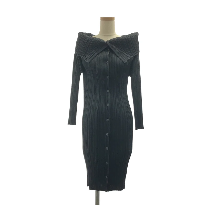PLEATS PLEASE ISSEY MIYAKE / プリーツプリーズイッセイミヤケ | 変形 プリーツ ドレス ワンピース | 3 | レディース