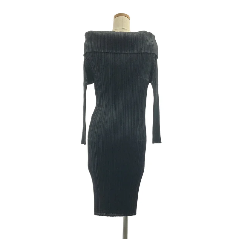 PLEATS PLEASE ISSEY MIYAKE / プリーツプリーズイッセイミヤケ | 変形 プリーツ ドレス ワンピース | 3 | レディース