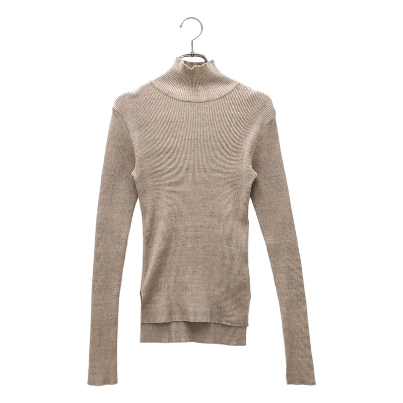 AURALEE / オーラリー | Giza Rib Turtle Neck Top ギザ リブ タートルネック ニット | 0 | レディース