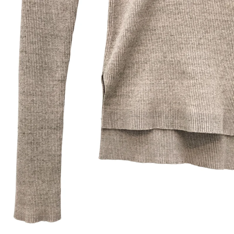 AURALEE / オーラリー | Giza Rib Turtle Neck Top ギザ リブ タートルネック ニット | 0 | レディース