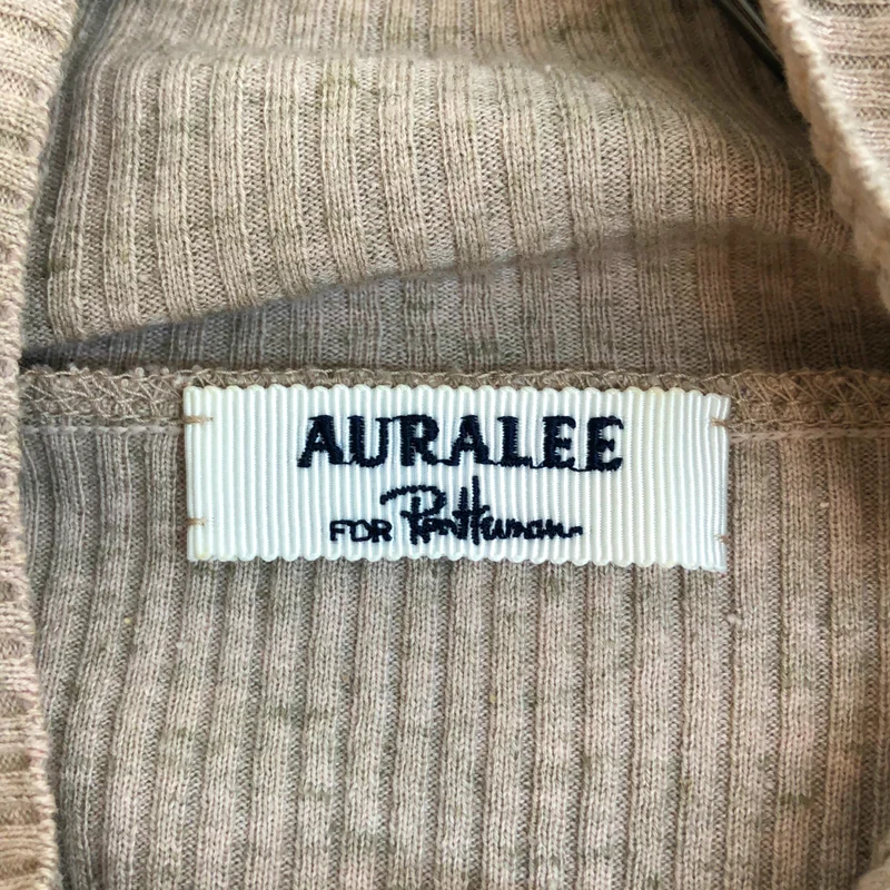 AURALEE / オーラリー | Giza Rib Turtle Neck Top ギザ リブ タートルネック ニット | 0 | レディース