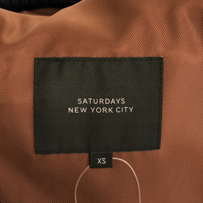 Saturdays NYC / サタデーズ ニューヨークシティ | ウール混 ジップアップ ジャギージャケット | XS | レディース